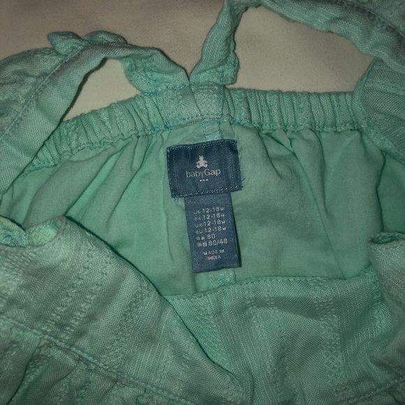 Baby Gap Light Blue Sleeveless Top 12-18 M - Picture 3 of 3